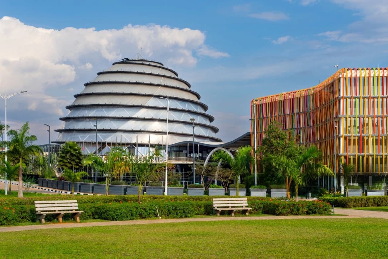 A premier, famous events venue in Rwanda opened in 2016, renowned for its distinctive dome shape inspired by traditional King's Palace huts.